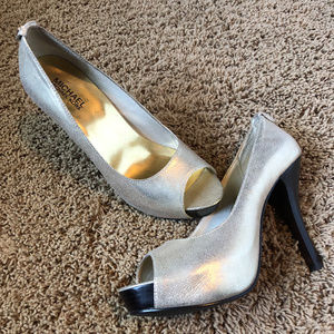 Michael Kors Peep Toe Pumps